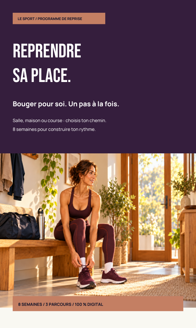 Couverture : Programme sportif féminin